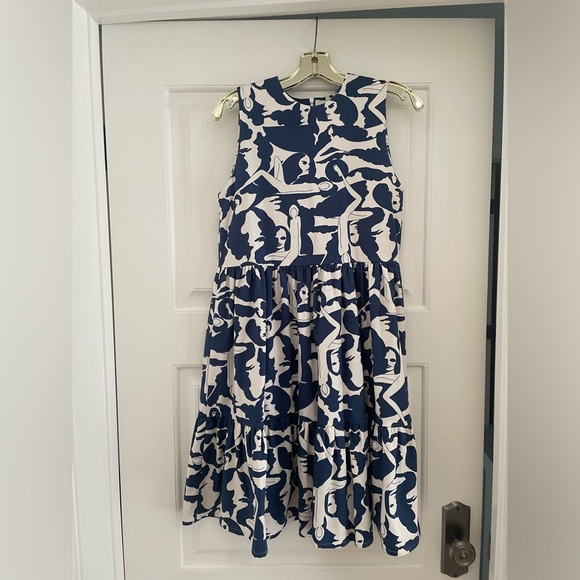 La DoubleJ Brunch Dress Size XS Donne print Made in Italy - Picture 1 of 4